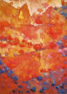 site dekoninckferey au coeur de la montagne pastel sec 80 x 60 cm