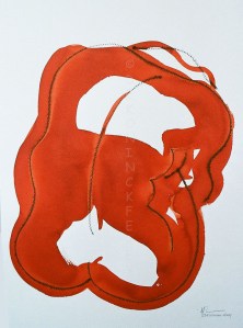 site dekoninckferey le petit bronze encre et crayon 50 x 40 cm