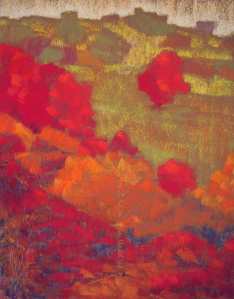 site dekoninckferey auprès de l'écurie pastel 40 x 30 cm